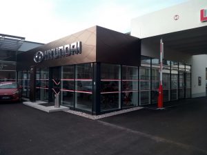 Fassade im neuen Hyundai CI